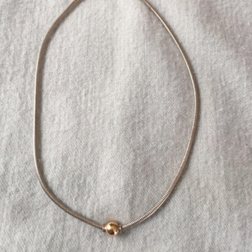 14K Gold & Sterling Cape Cod Necklace